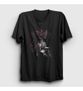 Presmono Unisex Siyah Kira V2 Anime Death Note T-Shirt 129393tt