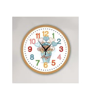bilge Tasarım Çocuk odası Duvar Saati 30 x 30 CM (Karışık)