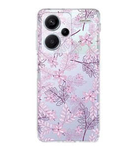 PrintiFy Xiaomi Redmi Note 13 Pro Plus Uyumlu Kamera Korumalı Floral Pudra Tasarımlı Kılıf