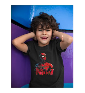 The Amazing Spider-Man Baskılı Unisex Örümcek Adam Film Çocuk Tişört (1-12 YAŞ)