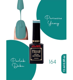 Adanil 15 ml Misyul Profesyonel Petrol Yeşili Kalıcı Oje Mis-164