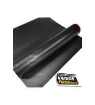 3d Siyah Karbon Fiber Folyo 50 Cm X 1 Metre Kaplama Folyosu Yapışkanlı Tırtıklı Hava Kanallı