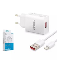 NODAR ND1001 Apple iPhone Uyumlu 12W 2.4A Lightning Hızlı Şarj Seti