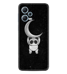 Xiaomi Redmi Note 12 4g Kılıf Resimli Desenli Silikon Platinium Series Panda Moon 1811