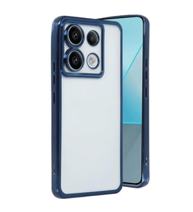 Xiaomi Redmi Note 13 Pro 4G Kılıf Razer Lensli Silikon - Lacivert