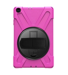 Galaxy Tab A7 10.4 SM-T500-T505-T507 Kılıf Shockproof 3 Katmanlı Standlı Zırh K - HUOBPS8065-3