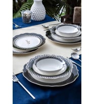 Acar Adena 24 Parça Porselen Yemek Takımı POR-07296