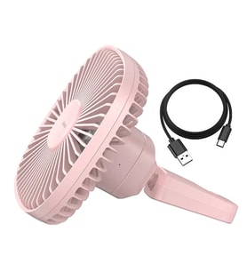 BASEUS Natural Wind Mıknatıslı Araç Arka Koltuk Vantilatör Fan Soğutucu-(5775) - GLST4628-180 (Pembe)
