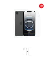 iPhone 16e Ekran, Arka ve Yan Koruyucu Fullbody Kaplama TPU Film