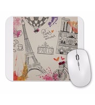 Paris Eyfel Kulesi Uçan Balon Mouse Pad