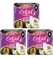 Platinum Gece Ekstra Plus (Boy 5) 8 Adet Hijyenik Ped 3lü paket