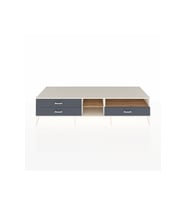 Kronos TV Ünitesi 2 Raflı 3 Çekmeceli  220x59x51 Aytaşı-Çam/Antrasit