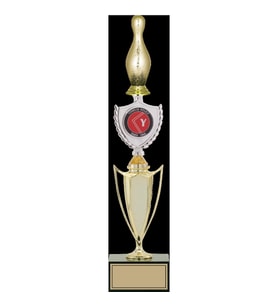ODAK KUPA - Figürlü Kupalar - Bowling / Pin Figürlü Kupalar FG-042 B - 45 cm