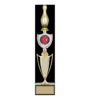 ODAK KUPA - Figürlü Kupalar - Bowling / Pin Figürlü Kupalar FG-042 B - 45 cm
