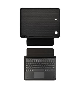 Lexroo iPad 10.2 2021 (9.Nesil) Border Keyboard Bluetooh Bağlantılı Standlı Klavyeli Tablet Kılıfı - Siyah