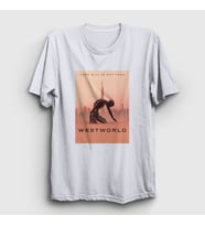 Presmono Unisex Beyaz Free Will Westworld T-Shirt 223207tt