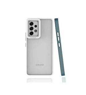 Samsung Galaxy A53 5G Uyumlu Kılıf Zore Mima Kapak (Koyu Yeşil)
