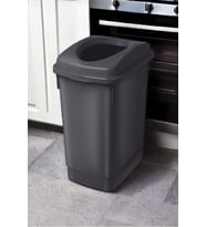 Siyah 27 Litre Banyo ve Ofis Çöp Kutusu, Geri Dönüşüm İçin Uygun