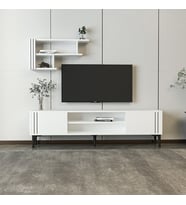 TV Ünitesi Sergi Beyaz 140 cm