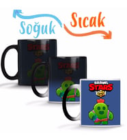 Spike Brawl Stars Sihirli Kupa Bardak Porselen