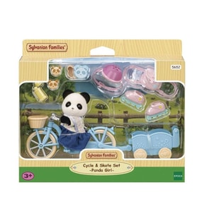 Adore Oyuncak 5652 Sylvanian Families Bisiklet ve Paten Set Panda +4 Yaş