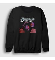 Presmono Unisex Siyah Cover Metal Symphony X Sweatshirt 474291tt