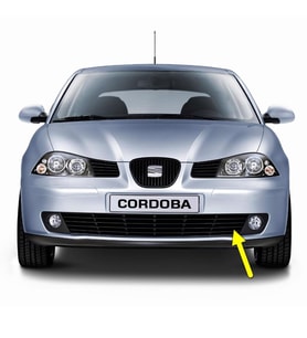 Seat Cordoba 2003-2009 Ön Tampon Sol Sis Farı Kapağı 6L0853665L
