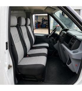 IVECO 35 S Kamyonet 2+1 Koltuk Kılıfı GRİ - SİYAH