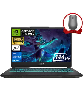 MSI Msı Cyborg 15 Intel Core I7 13620H 8gb 4tb SSD RTX4060 Freedos 15.6" Fhd 144Hz Taşınabilir Bilgisayar A13VF-892XTR & Anzar Mouse A13VF892XTRA4
