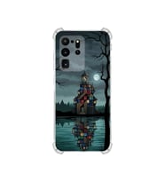 PrintiFy Samsung Galaxy S20ultra ile Uyumlu Simya Serisi Gölge Ve Cam Tasarımlı Uv Baskılı Köşe Korumalı Antişok Kılıf