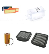 Bosch Filtre Bakım Seti Mercedes S Serisi S 320 W220 1999-2005 224 Beygir Benzin Hava + Yağ F + Yakıt F. + Polen Sardes
