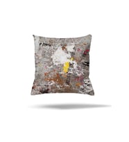 Renk Geçişli Batik Desen Gizli Fermuarlı Yastık Kılıfı Kırlent Kılıfı Koltuk Yastık Kılıfı (Bej-Beyaz)