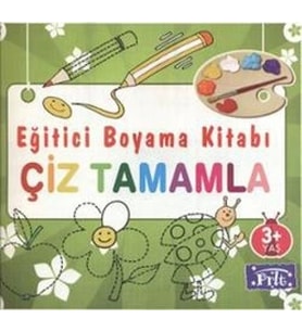 Eğitici Boyama Kitabı - Çiz Tamamla
