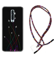 Oppo Reno 2Z 4 Lite 4 Pro 5 6 7 A31 Kılıf Boyun Asklı Rasta Silikon Line Planet 1736