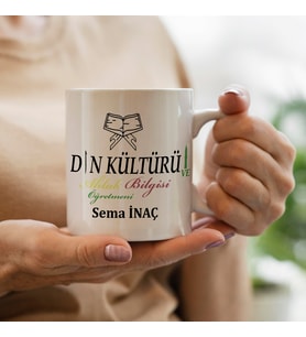 Din Kültürü Ve Ahlak Bilgisi Öğretmenine Özel Öğretmenler Günü Hediyesi Kupa Bardak