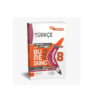Günay Yayınları Güncel 8. SINIF BUMERANG TÜRKÇE ETKİNLİKLİ KİTAP 2024 (Çok Renkli)