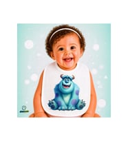 Monsters Keten Bebek Mama Önlüğü – Yumuşak, Emici, Yıkanabilir, Özel Tasarım P140