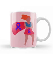 CROHN'S & COLITIS AWARENESS Warrior Unbreakable Kupa Bardak Porselen
