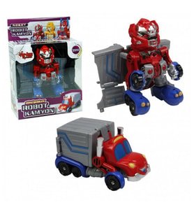 Dönüşebilen Mini Robot Kamyon - Mavi Su Dünyası (Çok Renkli)