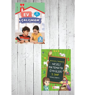 3.Sınıf Ev Çalışmalarım+ Neşeli Matematik Öyküleri (Karışık)