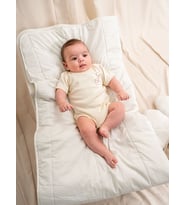 KD43308.Nakışlı Erkek Çıtçıtlı Body 0-1/1-3/3-6/6-9AY (Ekru)