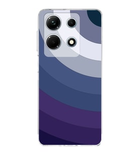 PrintiFy İnfinix Note 30 5G Uyumlu Kamera Korumalı Renk Cümbüşü E Tasarımlı Şeffaf Silikon Kılıf