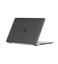 Apple Macbook 13.3' Air 2020 A2337 Uyumlu Zore MSoft Carbon Fiber Tasarımlı Kapak (Siyah)