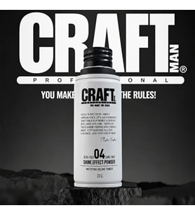 Craft Pudra Wax Ekstra Parlak Görünüm Kalıcı Hacim ve Güçlü Saç Sabitleyici