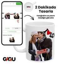 Sevgiliye Özel Fotoğraflı Kupa – Anlamlı ve Kalıcı Hediye  Porselen Baskılı Kupa (Beyaz)