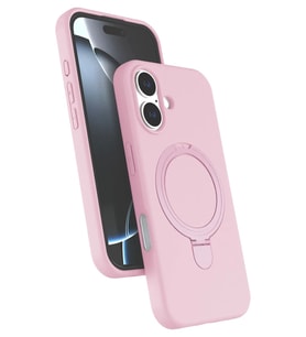 Newface Apple iPhone 17 Regal Magsafe Standlı Kapak - Açık Pembe