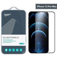 GOR iPhone 12 Pro Max 9D Hardening Tempered Full Cam Ekran Koruyucu-(5775) - SSSSSS6150-8925
