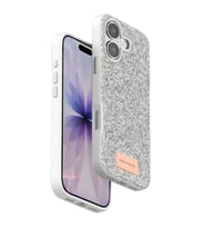 Onegif Apple İphone 17 Bright Simli Kapak - Beyaz