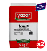 Yazar İrmik 5 Kg x 2 Paket
