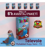 Televole Muhabbet Kuşu Yemi TS- 6 Adet